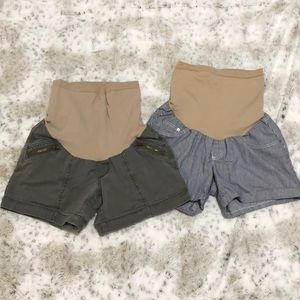 Set of 2 Maternity Shorts